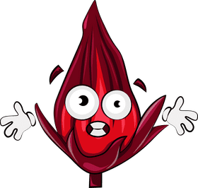 Funny Roselle Fruits clipart