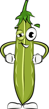 Funny Pea clipart