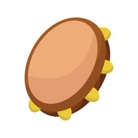 Tambourine clipart