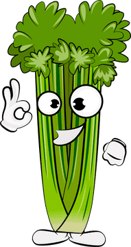 Funny Celery clipart