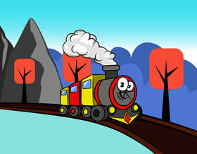 Funny Train vector