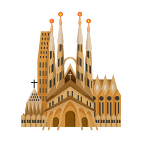 Sagrada-familia vector - for free download