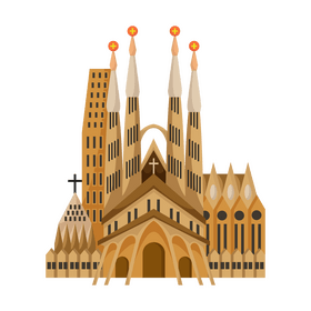 Sagrada Familia vector - for free download