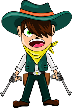 Cute Cowboy clipart
