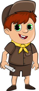 Funny Boy Scouts clipart