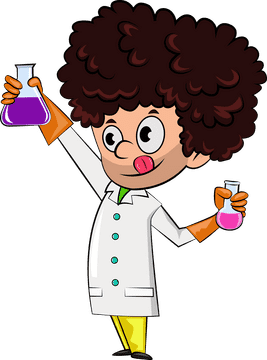 Cute Scientist clipart