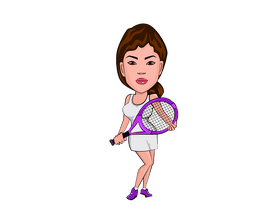 Tennis Player clipart
