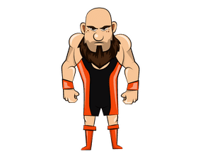 Wrestler clipart