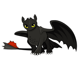 Funny Toothless clipart