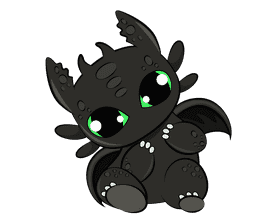 Toothless clipart