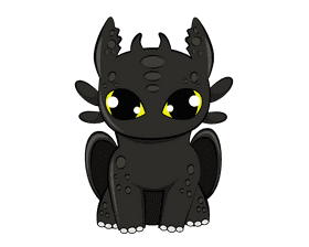 Toothless clipart
