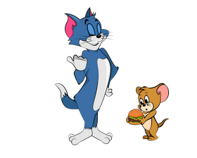 Funny Tom and Jerry clipart