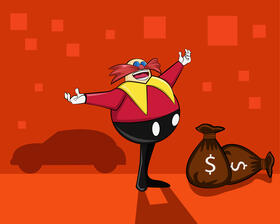 Sonic Dr Robotnik vector
