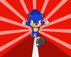 Funny Hedgehog vector