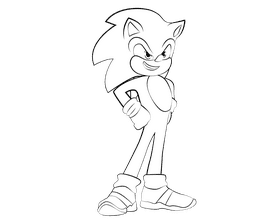 Hedgehog black and white clipart