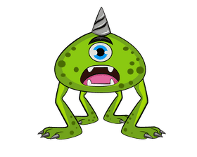 Funny Monster clipart