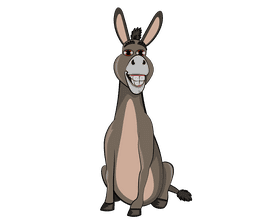 Shrek Donkey clipart