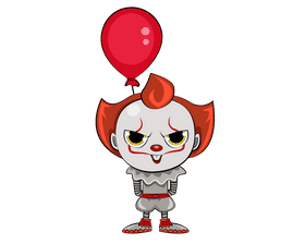 Cute Pennywise clipart