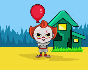Cute Pennywise vector