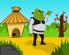 Shrek Funny vector
