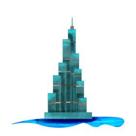 Burj khalifa clipart