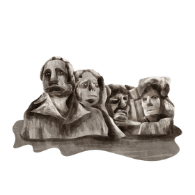 Mt rushmore clipart