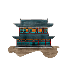 Gyeongbokgung palace clipart