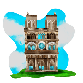 Notre dame vector