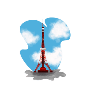 Tokyo tower vector