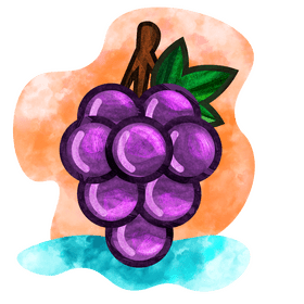 Grapes vector