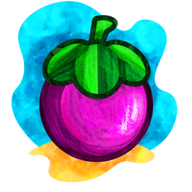 Mangosteen vector