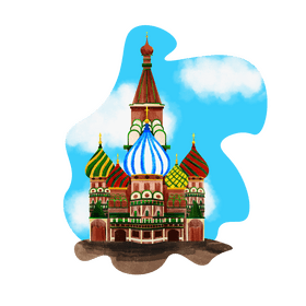 Saint basil cathedral vector