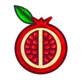 Pomegranate clipart