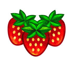 Strawberries clipart