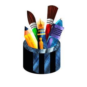 Pencil holder clipart