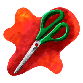 Scissors vector