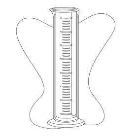 Cylinder black and white clipart