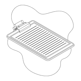 Clipboard black and white clipart