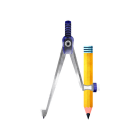 Drawing compass clipart