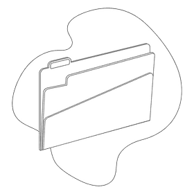 File black and white clipart