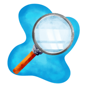 Magnifying glass vector