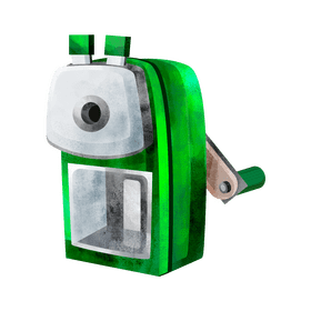 Manual sharpener clipart