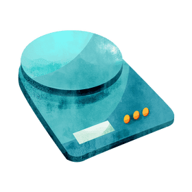 Kitchen scales clipart