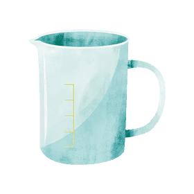 Measuring cup clipart