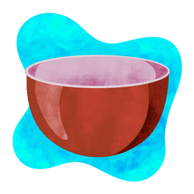Mixing bowl vector