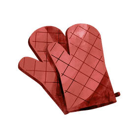 Oven mitt clipart