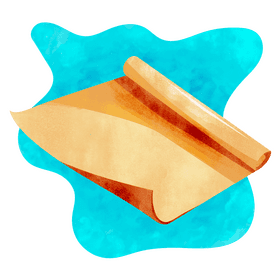 Parchment paper vector