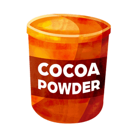 Cocoa powder clipart