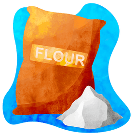 Flour vector