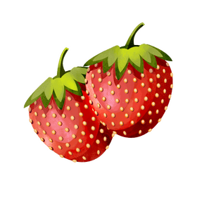 Strawberries clipart